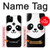S2662 Cute Panda Cartoon Hülle Schutzhülle Taschen für Google Pixel 5