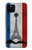 S2859 Vintage France Flag Eiffel Tower Hülle Schutzhülle Taschen für Google Pixel 5