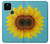 S3039 Vintage Sunflower Blue Hülle Schutzhülle Taschen für Google Pixel 5