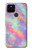 S3706 Pastel Rainbow Galaxy Pink Sky Hülle Schutzhülle Taschen für Google Pixel 5
