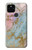 S3717 Rose Gold Blue Pastel Marble Graphic Printed Hülle Schutzhülle Taschen für Google Pixel 5