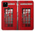 S0058 British Red Telephone Box Hülle Schutzhülle Taschen für Google Pixel 4a 5G