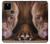 S0519 PitBull Face Hülle Schutzhülle Taschen für Google Pixel 4a 5G