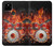S1431 Skull Drum Fire Rock Hülle Schutzhülle Taschen für Google Pixel 4a 5G