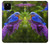 S1565 Bluebird of Happiness Blue Bird Hülle Schutzhülle Taschen für Google Pixel 4a 5G