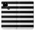 S1596 Black and White Striped Hülle Schutzhülle Taschen für Google Pixel 4a 5G