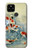 S1654 Koi Carp Fish Art Painting Hülle Schutzhülle Taschen für Google Pixel 4a 5G