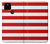 S2364 Red and White Striped Hülle Schutzhülle Taschen für Google Pixel 4a 5G