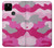 S2525 Pink Camo Camouflage Hülle Schutzhülle Taschen für Google Pixel 4a 5G