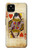 S2833 Poker Card Queen Hearts Hülle Schutzhülle Taschen für Google Pixel 4a 5G