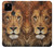 S2870 Lion King of Beasts Hülle Schutzhülle Taschen für Google Pixel 4a 5G