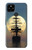S2897 Pirate Ship Moon Night Hülle Schutzhülle Taschen für Google Pixel 4a 5G