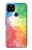 S2945 Colorful Watercolor Hülle Schutzhülle Taschen für Google Pixel 4a 5G