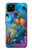 S3227 Underwater World Cartoon Hülle Schutzhülle Taschen für Google Pixel 4a 5G