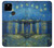 S3336 Van Gogh Starry Night Over the Rhone Hülle Schutzhülle Taschen für Google Pixel 4a 5G