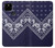 S3357 Navy Blue Bandana Pattern Hülle Schutzhülle Taschen für Google Pixel 4a 5G
