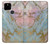 S3717 Rose Gold Blue Pastel Marble Graphic Printed Hülle Schutzhülle Taschen für Google Pixel 4a 5G
