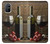 S1316 Grapes Bottle and Glass of Red Wine Hülle Schutzhülle Taschen für OnePlus 8T