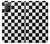 S1611 Black and White Check Chess Board Hülle Schutzhülle Taschen für OnePlus 8T
