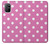 S2358 Pink Polka Dots Hülle Schutzhülle Taschen für OnePlus 8T