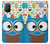 S2521 Cute Nerd Owl Cartoon Hülle Schutzhülle Taschen für OnePlus 8T