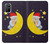 S2849 Cute Sleepy Owl Moon Night Hülle Schutzhülle Taschen für OnePlus 8T
