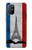 S2859 Vintage France Flag Eiffel Tower Hülle Schutzhülle Taschen für OnePlus 8T