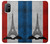 S2859 Vintage France Flag Eiffel Tower Hülle Schutzhülle Taschen für OnePlus 8T