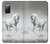 S0932 White Horse Hülle Schutzhülle Taschen für Samsung Galaxy S20 FE