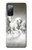 S0933 White Horses Hülle Schutzhülle Taschen für Samsung Galaxy S20 FE