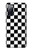 S1611 Black and White Check Chess Board Hülle Schutzhülle Taschen für Samsung Galaxy S20 FE