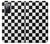 S1611 Black and White Check Chess Board Hülle Schutzhülle Taschen für Samsung Galaxy S20 FE