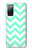 S1723 Mint Chevron Zigzag Hülle Schutzhülle Taschen für Samsung Galaxy S20 FE