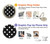 S2299 Black Polka Dots Hülle Schutzhülle Taschen für Samsung Galaxy S20 FE