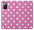 S2358 Pink Polka Dots Hülle Schutzhülle Taschen für Samsung Galaxy S20 FE