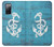 S3053 Marine Anchor Blue Hülle Schutzhülle Taschen für Samsung Galaxy S20 FE