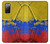 S3306 Colombia Flag Vintage Football Graphic Hülle Schutzhülle Taschen für Samsung Galaxy S20 FE