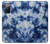 S3439 Fabric Indigo Tie Dye Hülle Schutzhülle Taschen für Samsung Galaxy S20 FE