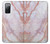 S3482 Soft Pink Marble Graphic Print Hülle Schutzhülle Taschen für Samsung Galaxy S20 FE