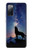 S3555 Wolf Howling Million Star Hülle Schutzhülle Taschen für Samsung Galaxy S20 FE