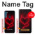 S3682 Devil Heart Hülle Schutzhülle Taschen für Motorola One Fusion+