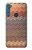 S3752 Zigzag Fabric Pattern Graphic Printed Hülle Schutzhülle Taschen für Motorola One Fusion+