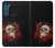 S3753 Dark Gothic Goth Skull Roses Hülle Schutzhülle Taschen für Motorola One Fusion+