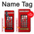 S0058 British Red Telephone Box Hülle Schutzhülle Taschen für Motorola Edge+