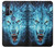 S0752 Blue Fire Grim Wolf Hülle Schutzhülle Taschen für Motorola Edge+
