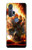 S0863 Hell Fire Skull Hülle Schutzhülle Taschen für Motorola Edge+
