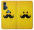 S1145 Yellow Mustache Sun Hülle Schutzhülle Taschen für Motorola Edge+
