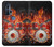 S1431 Skull Drum Fire Rock Hülle Schutzhülle Taschen für Motorola Edge+