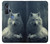 S1516 White Wolf Hülle Schutzhülle Taschen für Motorola Edge+