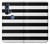 S1596 Black and White Striped Hülle Schutzhülle Taschen für Motorola Edge+